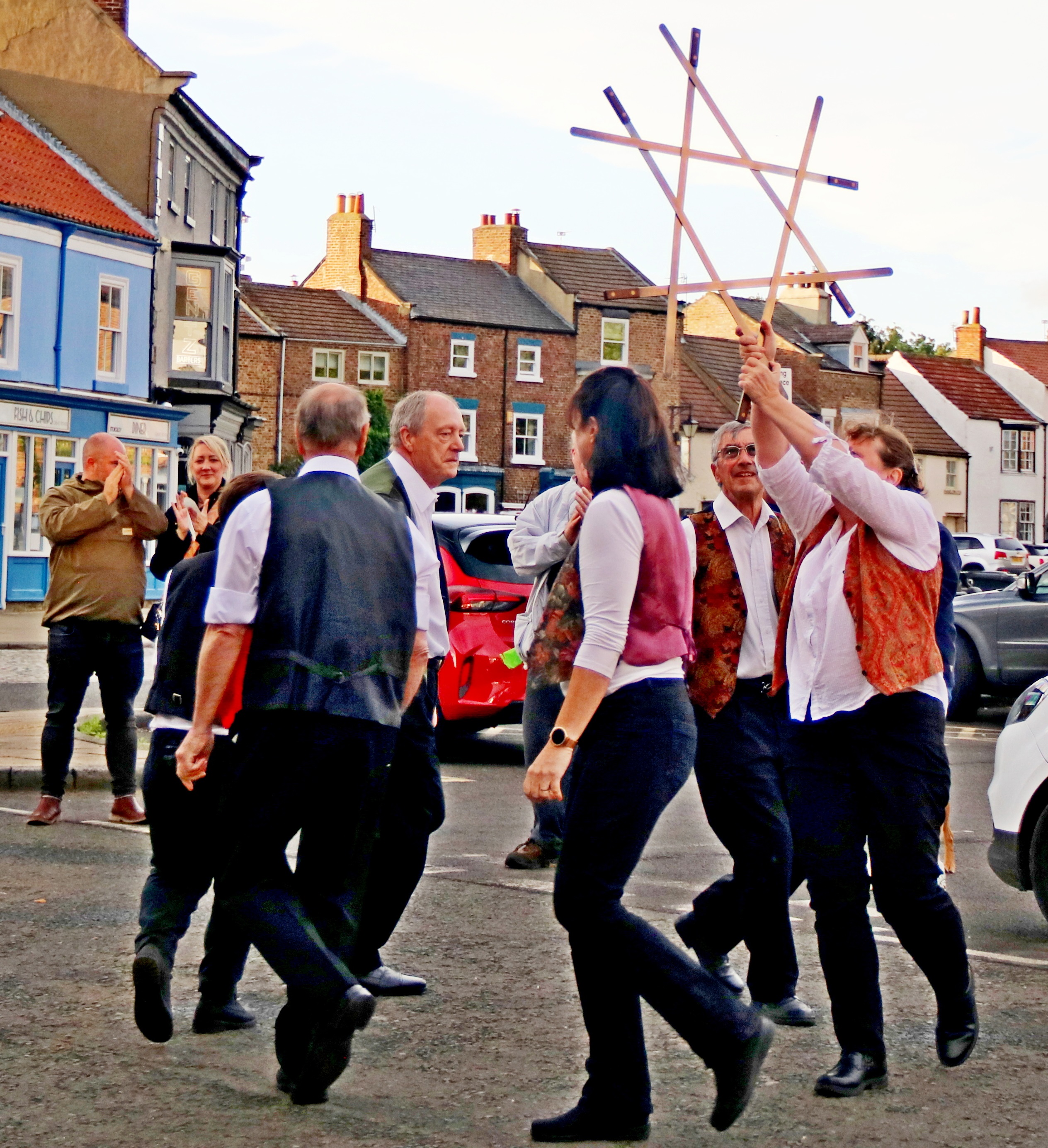 Leven Sword dancing in Stokesley