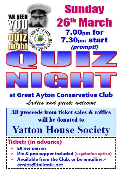 Cons Club Quiz Night